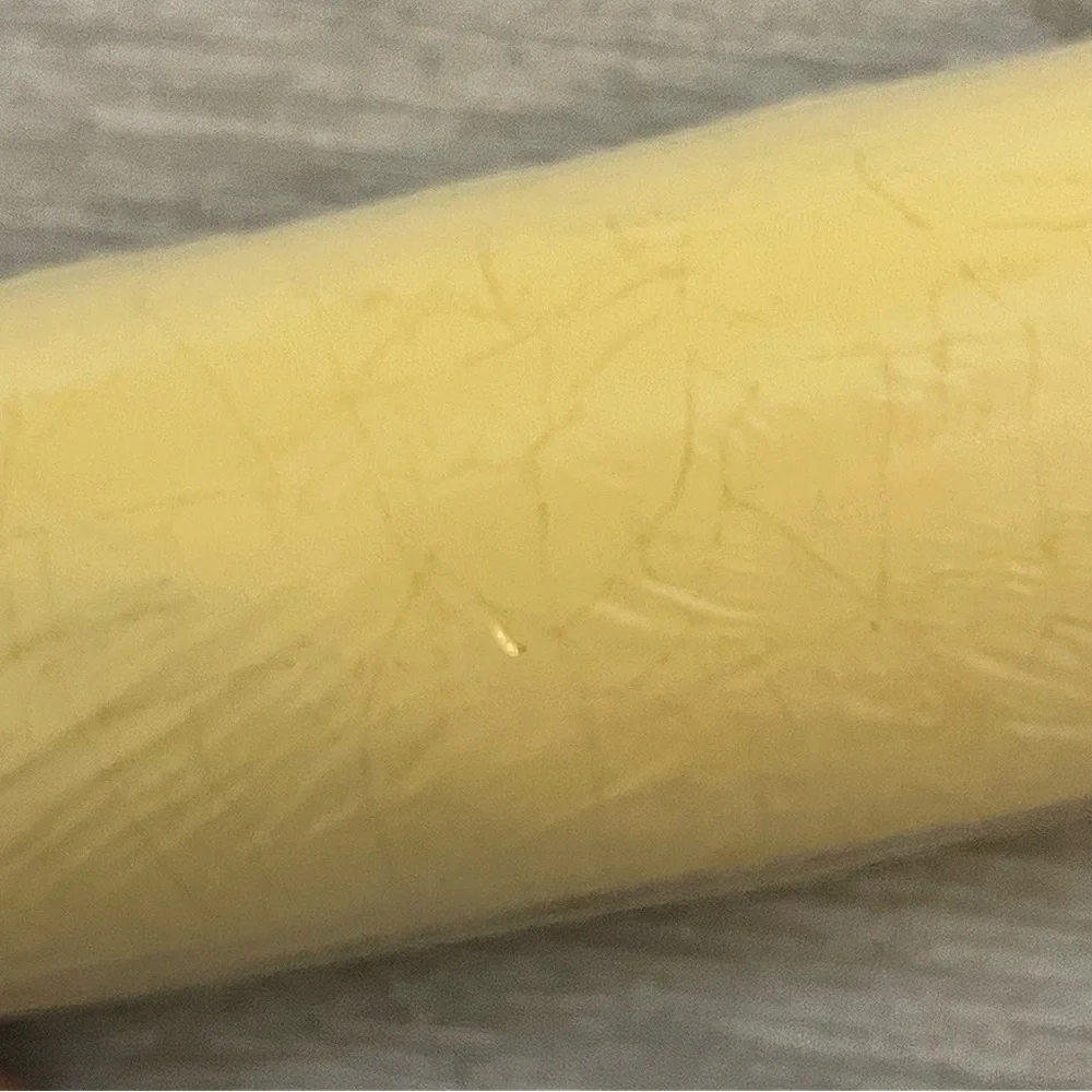 Thibaut New Double Roll Yellow Crackled Scrubbable Wallpaper